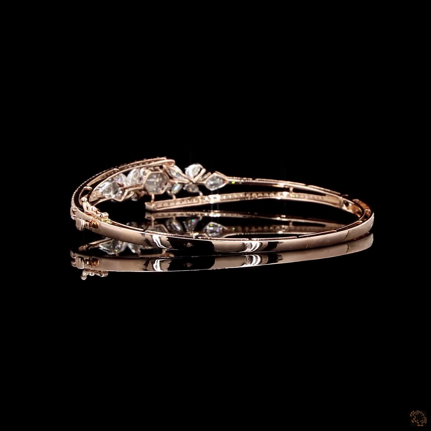 Diamond Bracelet in 18KT Rose Gold