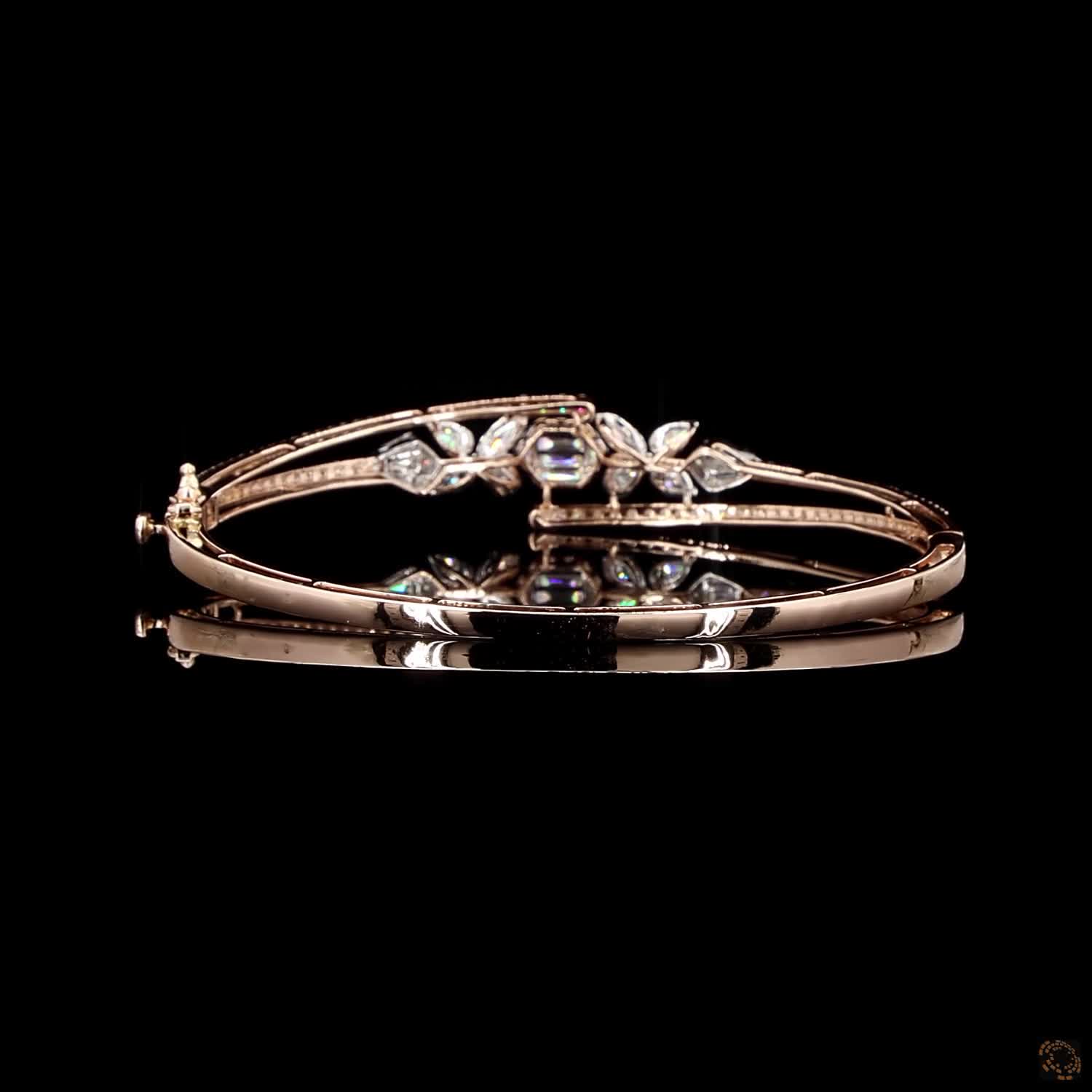 Diamond Bracelet in 18KT Rose Gold