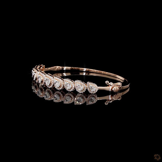 Diamond Bracelet in 18KT Rose Gold