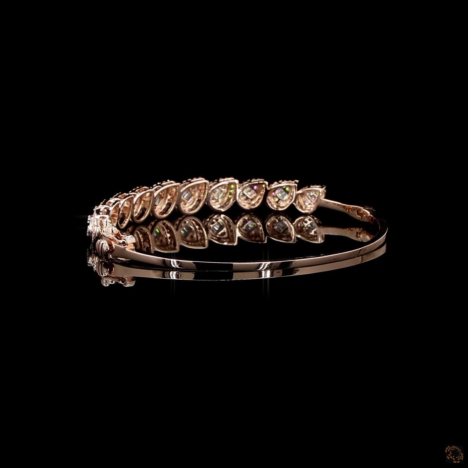 Diamond Bracelet in 18KT Rose Gold