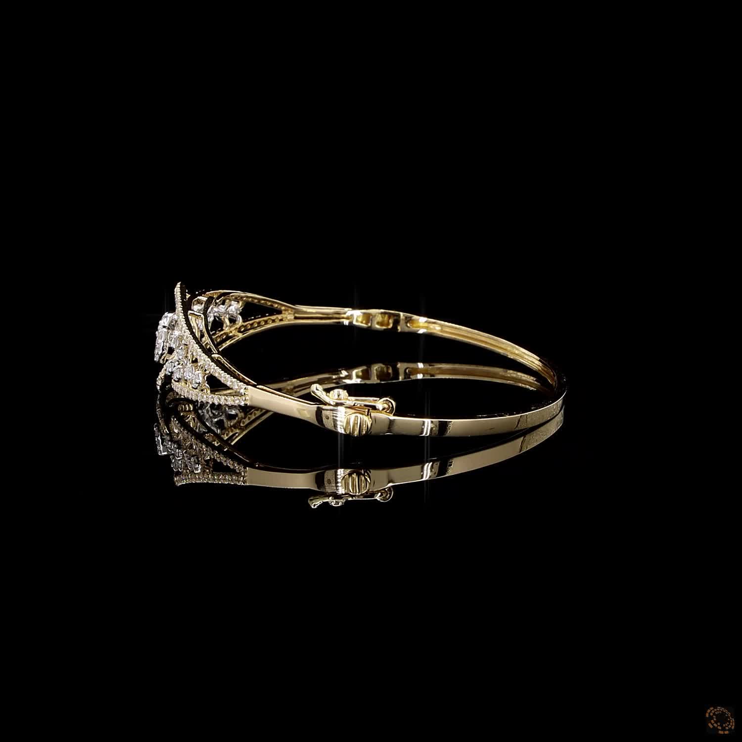 Diamond Bracelet in 18KT Yellow Gold