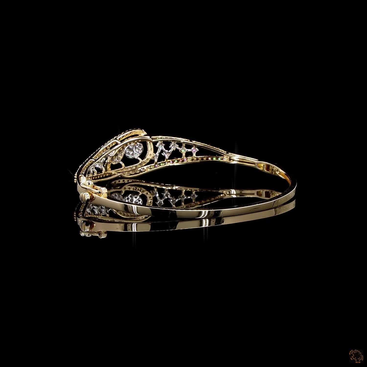 Diamond Bracelet in 18KT Yellow Gold