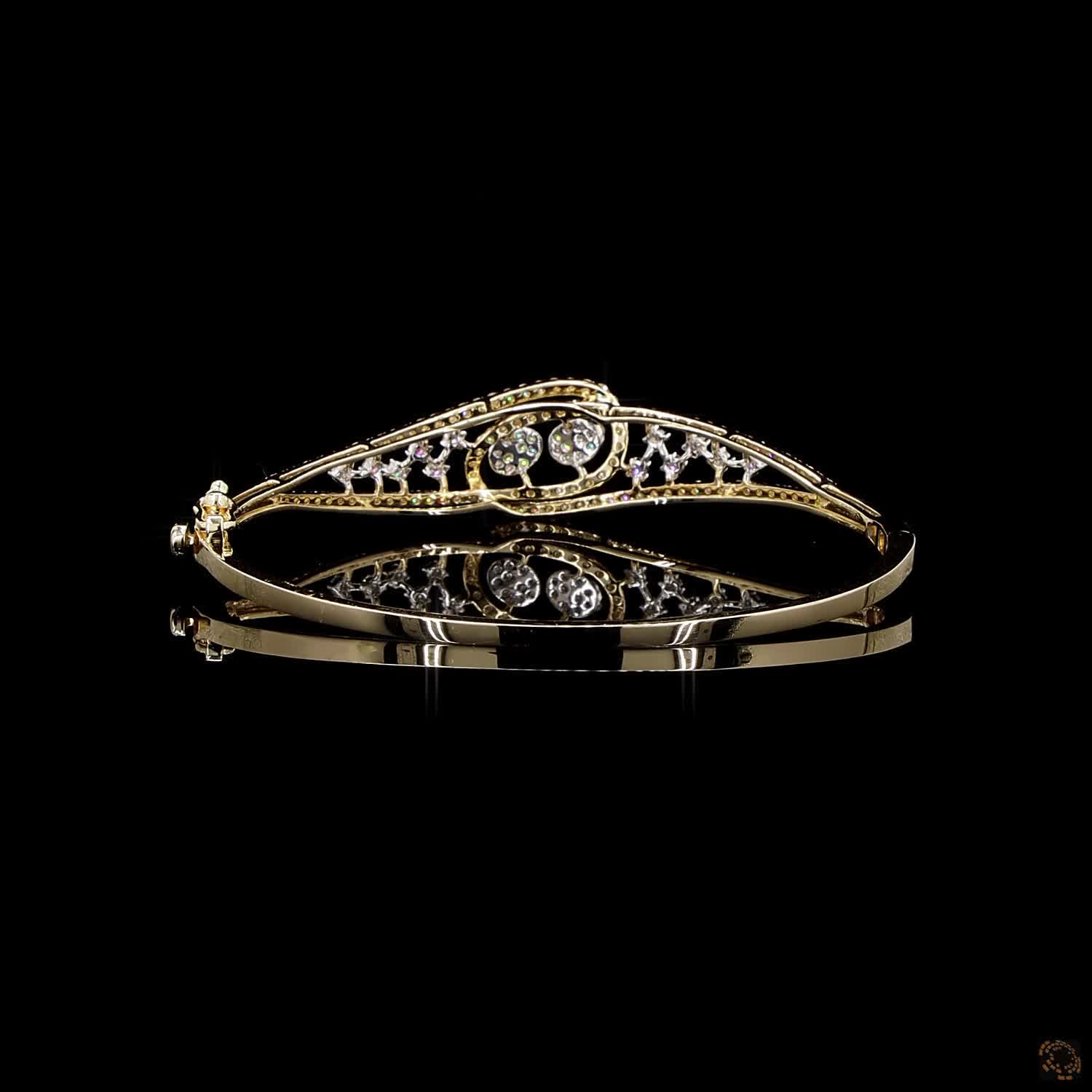 Diamond Bracelet in 18KT Yellow Gold