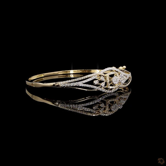 Diamond Bracelet in 18KT Yellow Gold