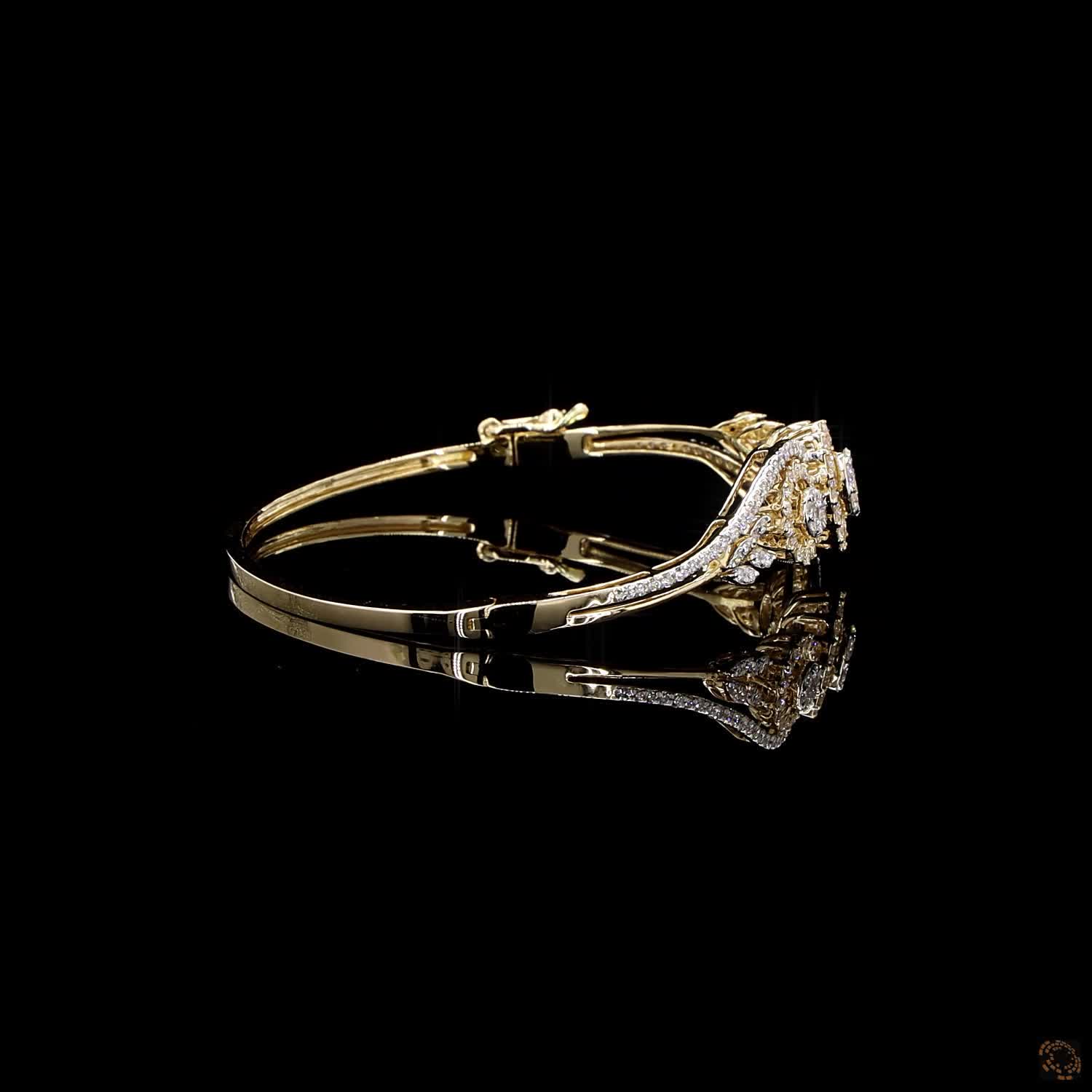 Diamond Bracelet in 18KT Yellow Gold