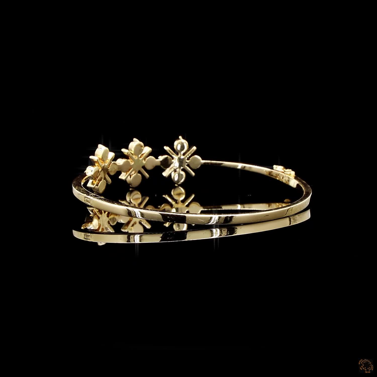 Diamond Bracelet in 18KT Yellow Gold