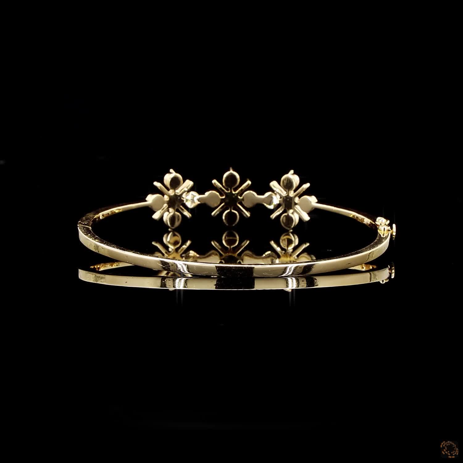 Diamond Bracelet in 18KT Yellow Gold