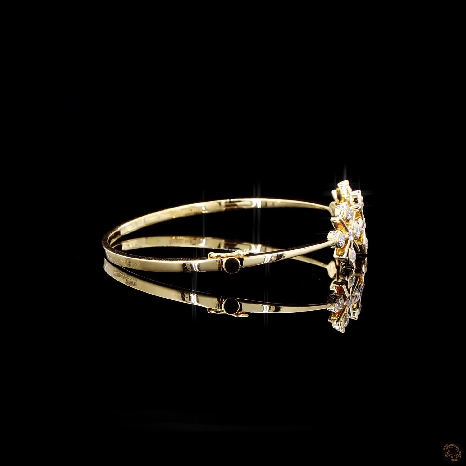Diamond Bracelet in 18KT Yellow Gold