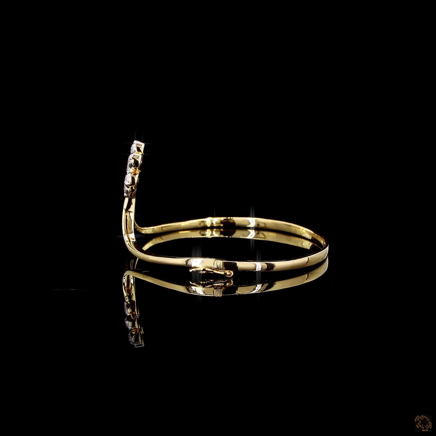 Diamond Bracelet in 18KT Yellow Gold