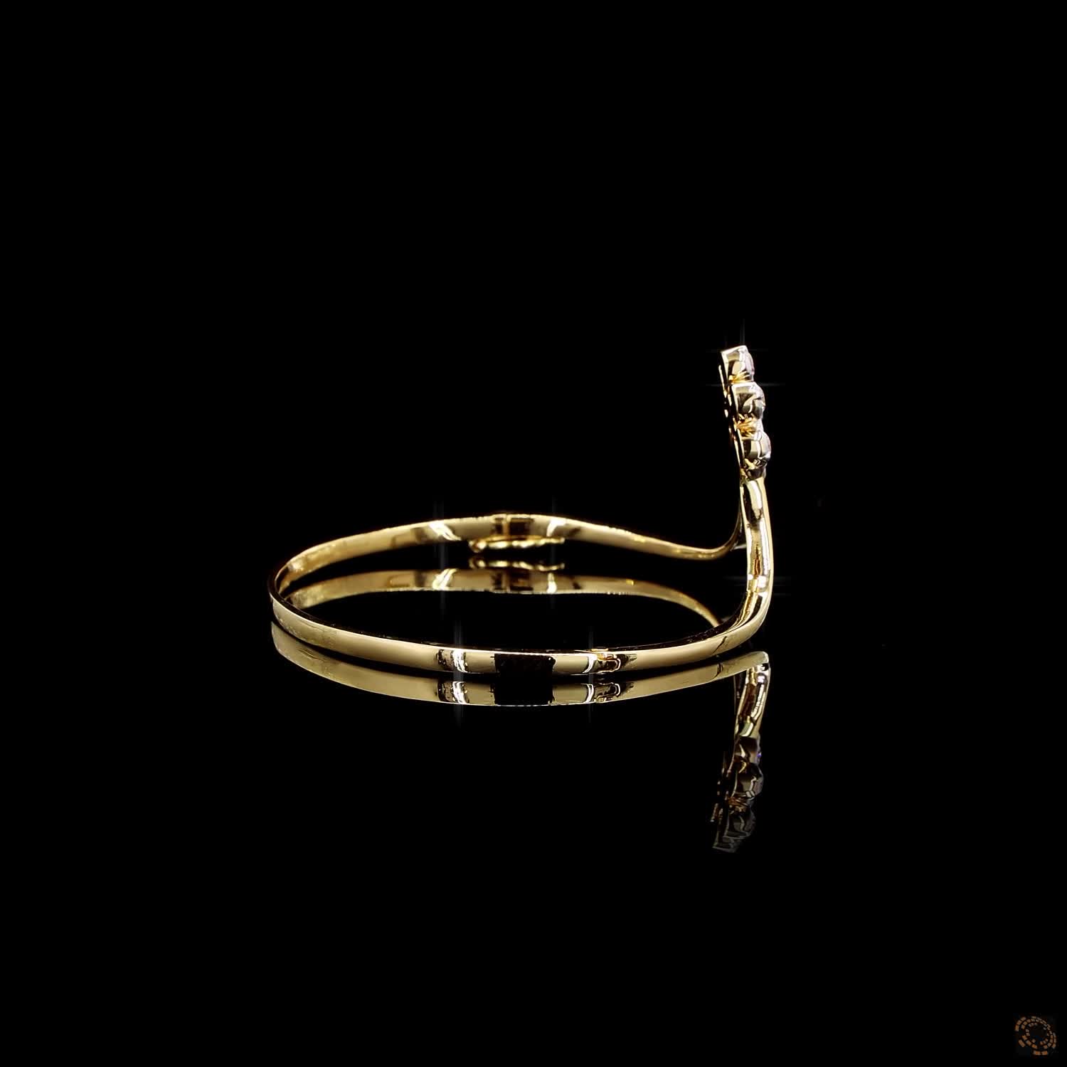 Diamond Bracelet in 18KT Yellow Gold
