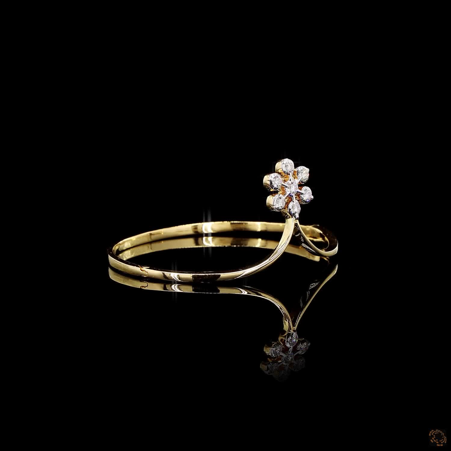 Diamond Bracelet in 18KT Yellow Gold