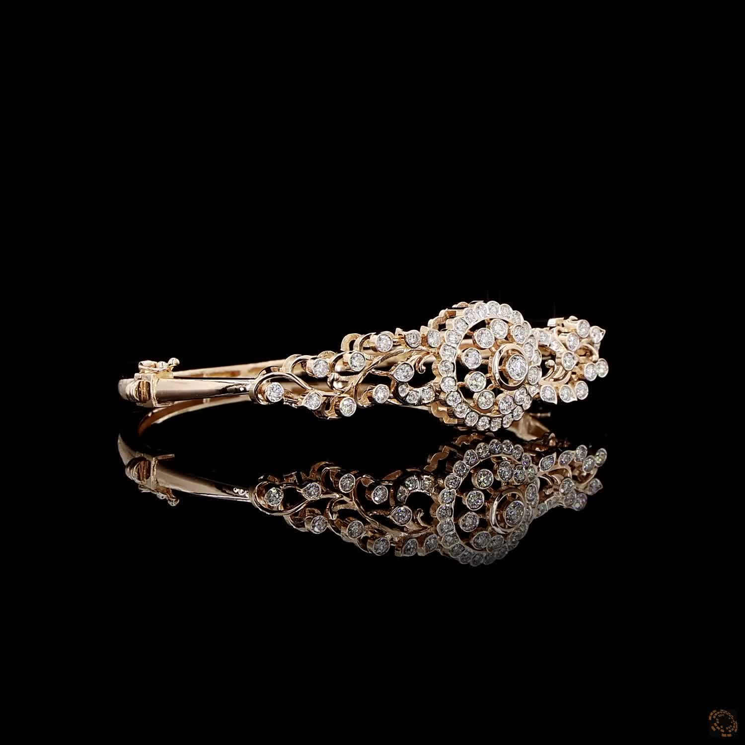 Diamond Bracelet in 18KT Rose Gold
