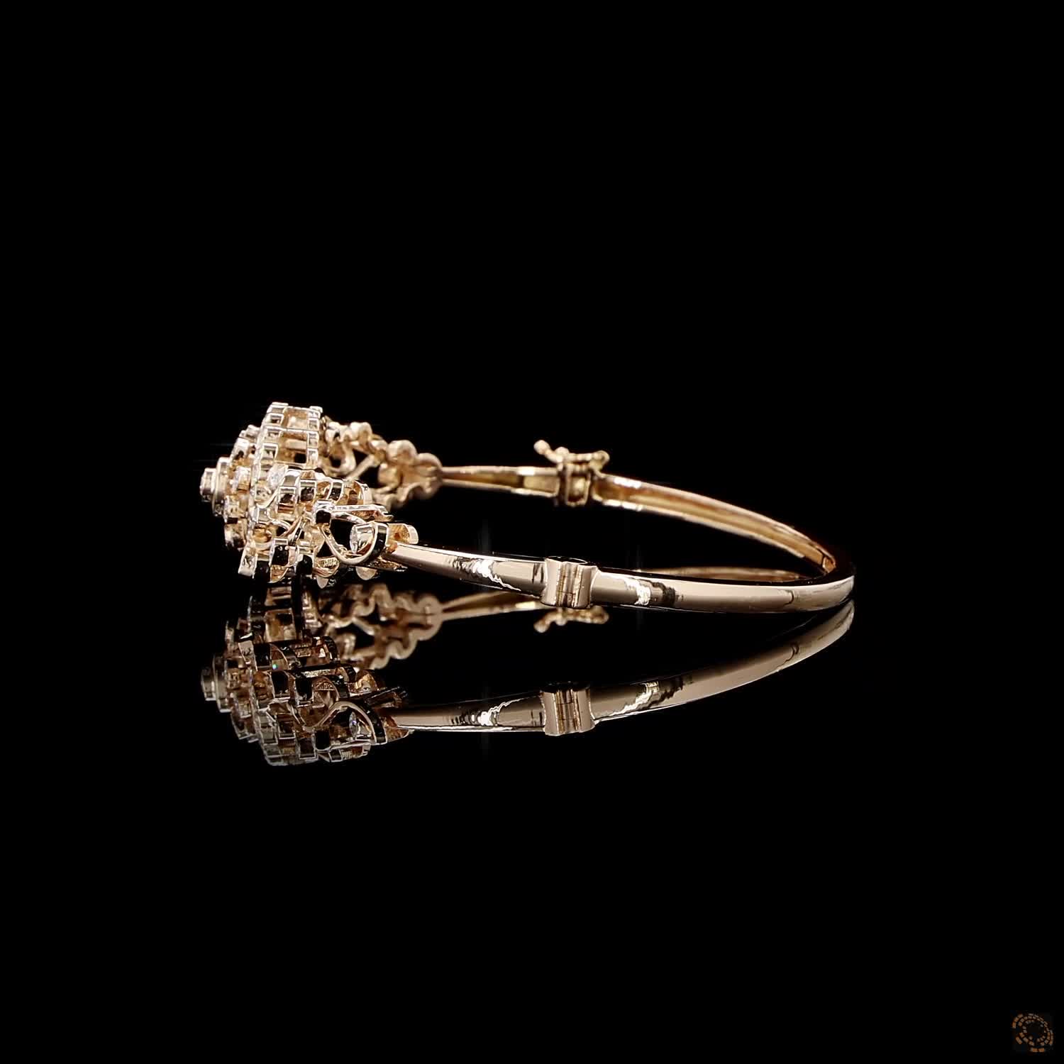 Diamond Bracelet in 18KT Rose Gold