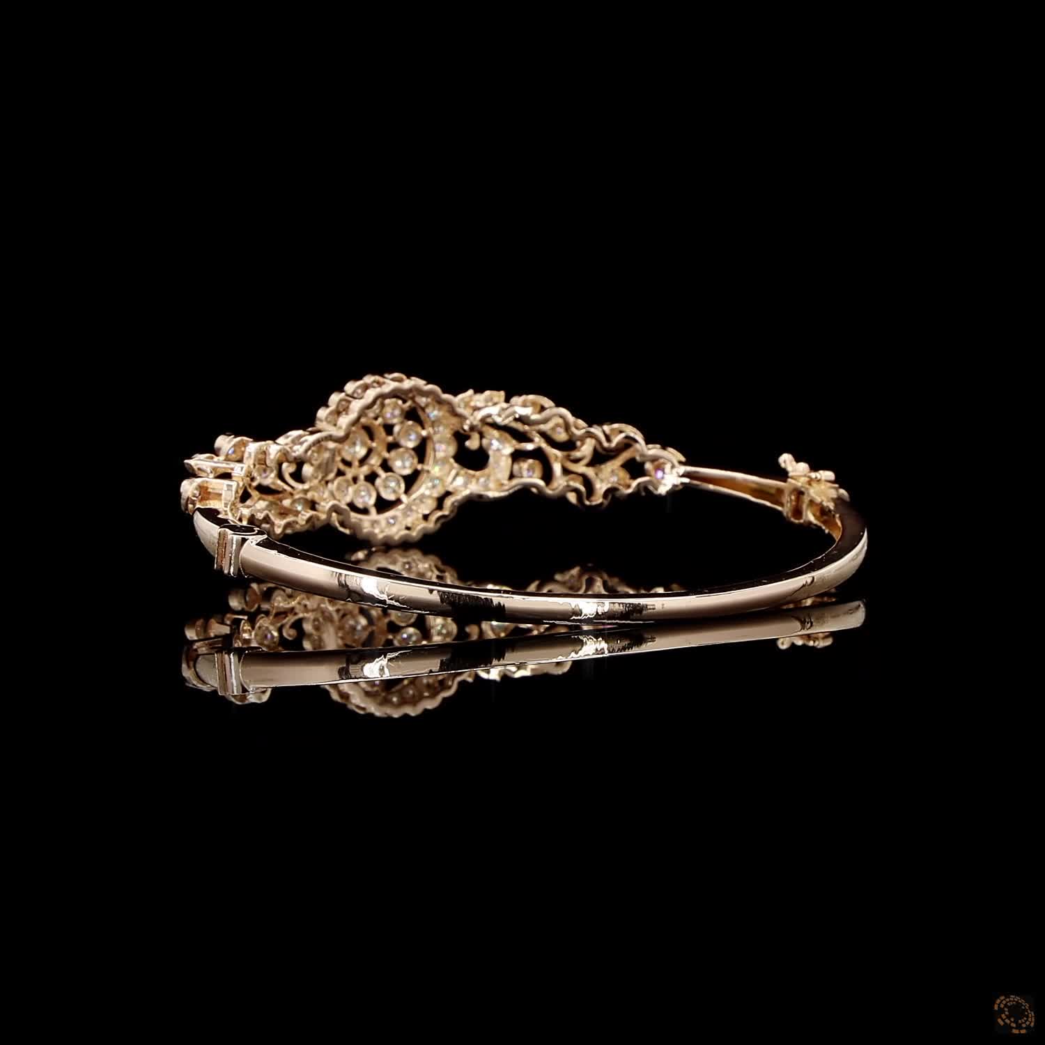 Diamond Bracelet in 18KT Rose Gold