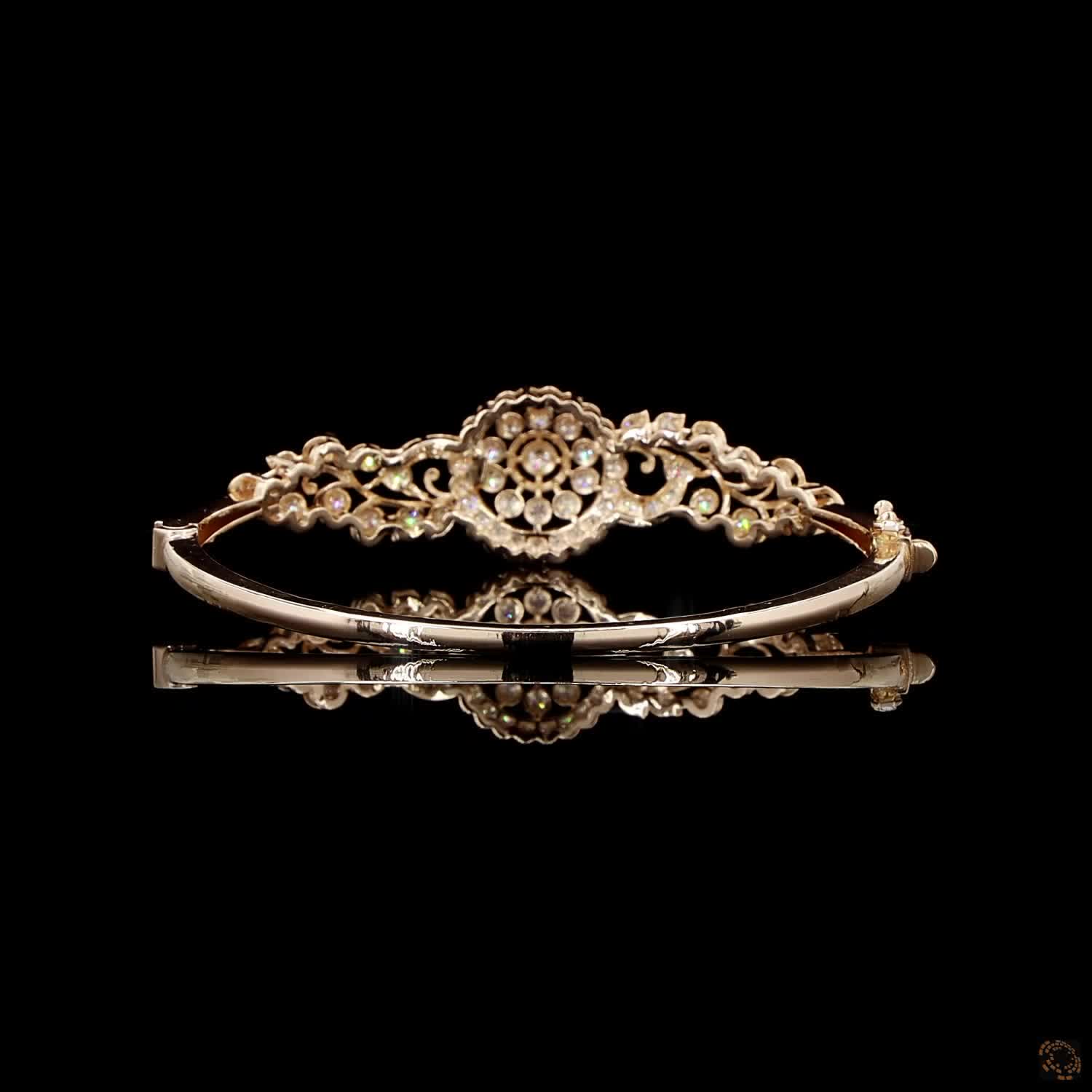 Diamond Bracelet in 18KT Rose Gold