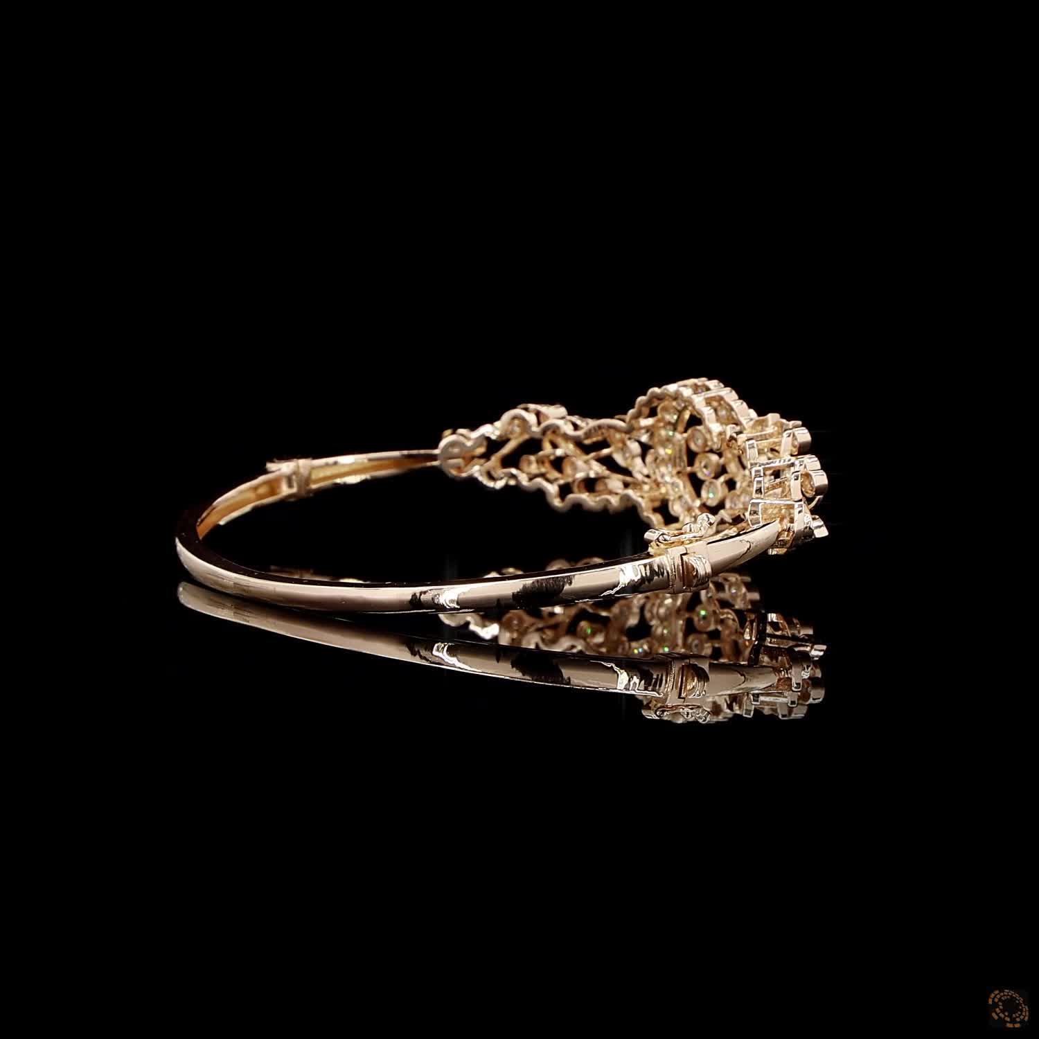 Diamond Bracelet in 18KT Rose Gold