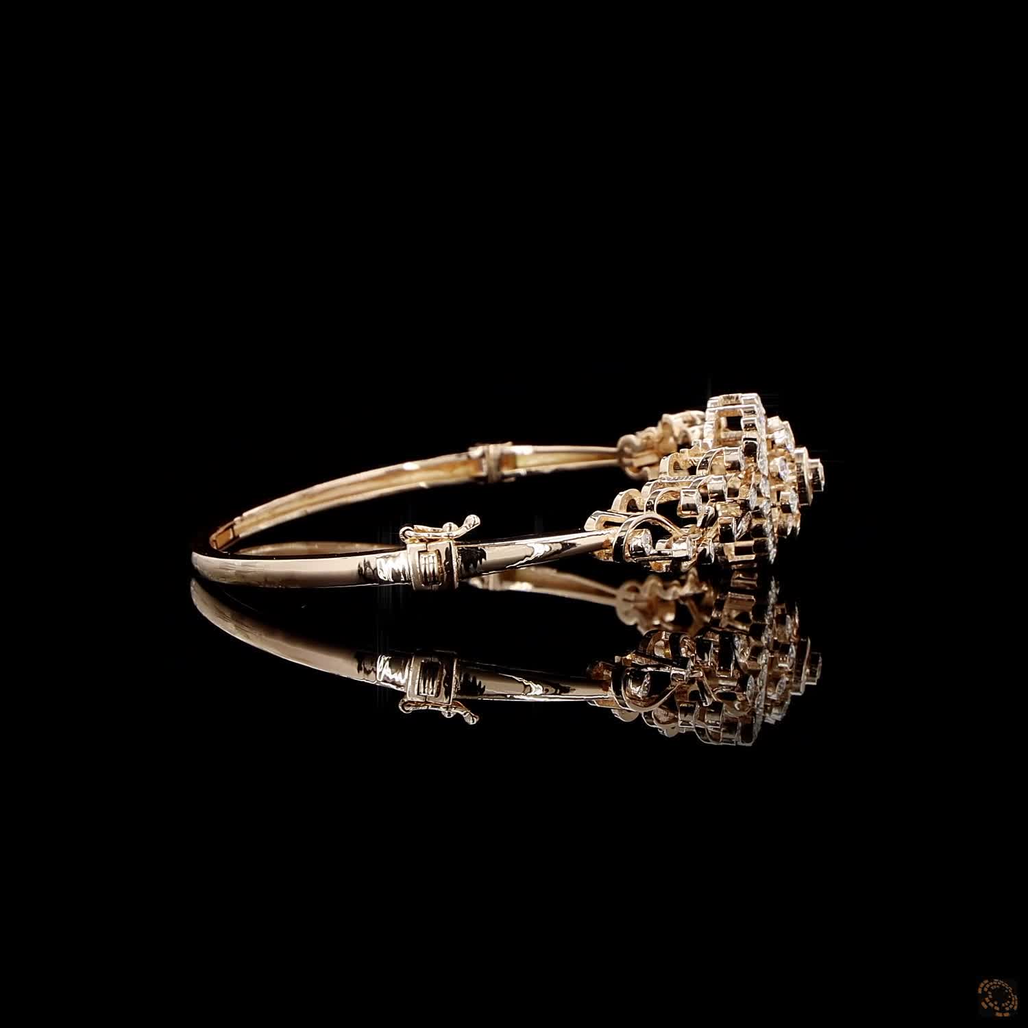 Diamond Bracelet in 18KT Rose Gold
