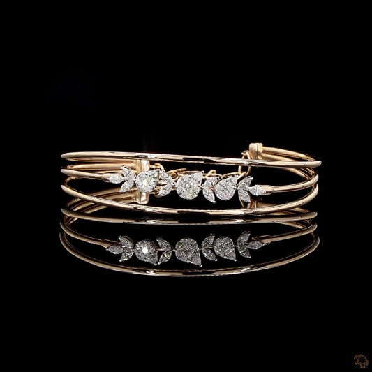 Diamond Bracelet in 18KT Rose Gold