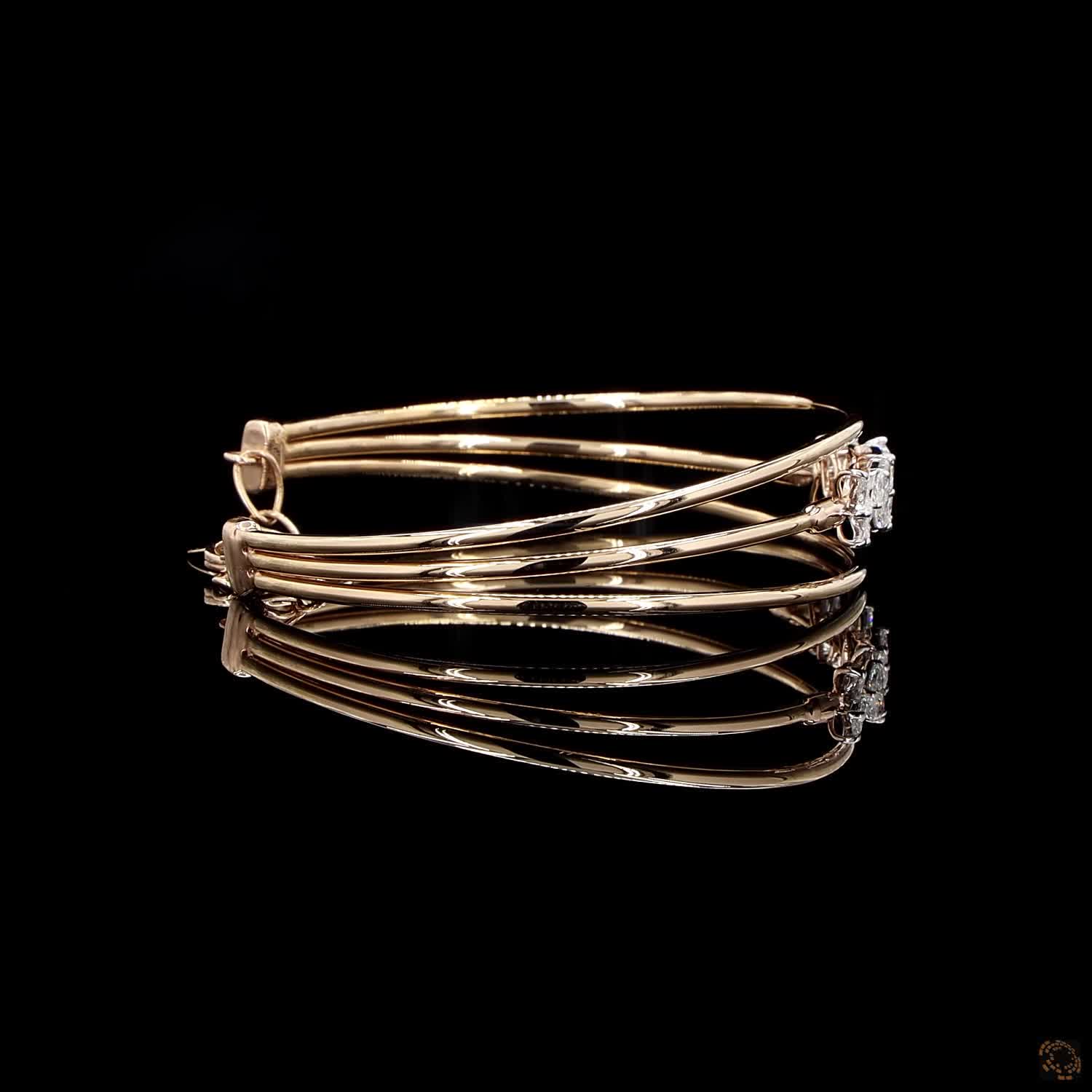 Diamond Bracelet in 18KT Rose Gold