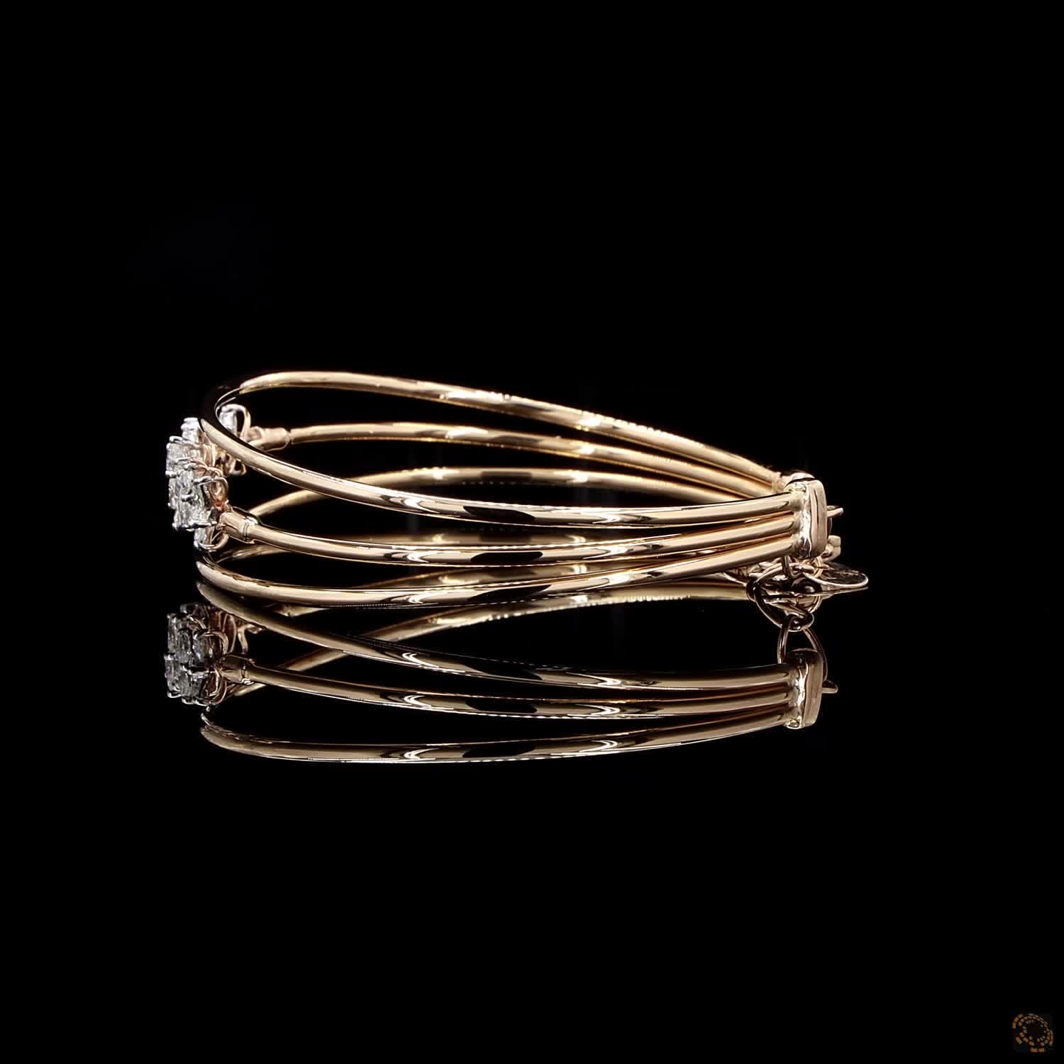 Diamond Bracelet in 18KT Rose Gold