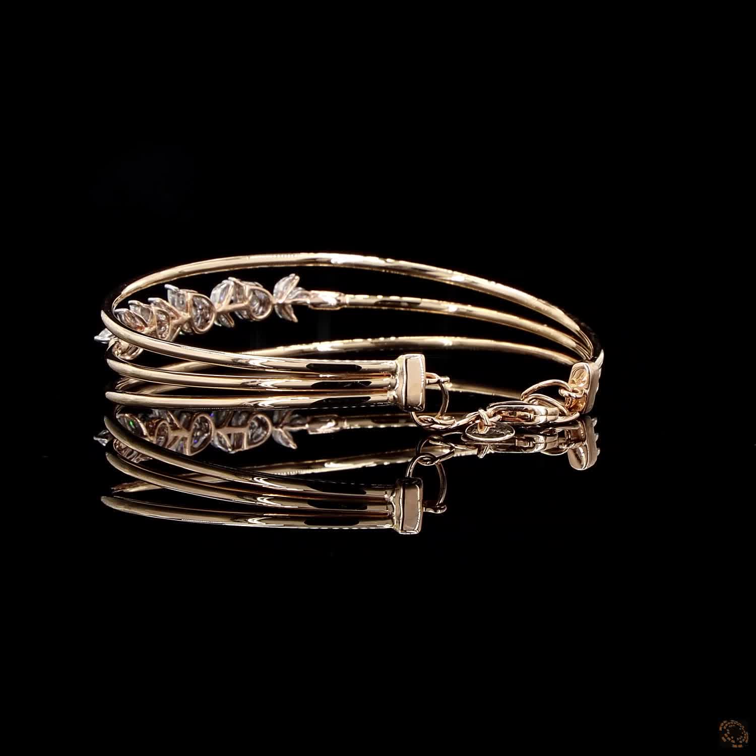 Diamond Bracelet in 18KT Rose Gold