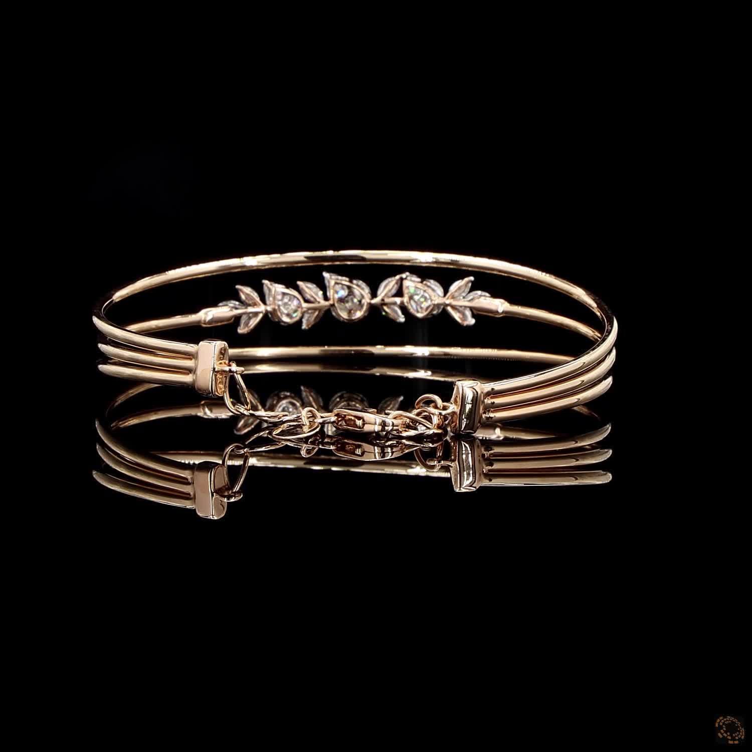 Diamond Bracelet in 18KT Rose Gold