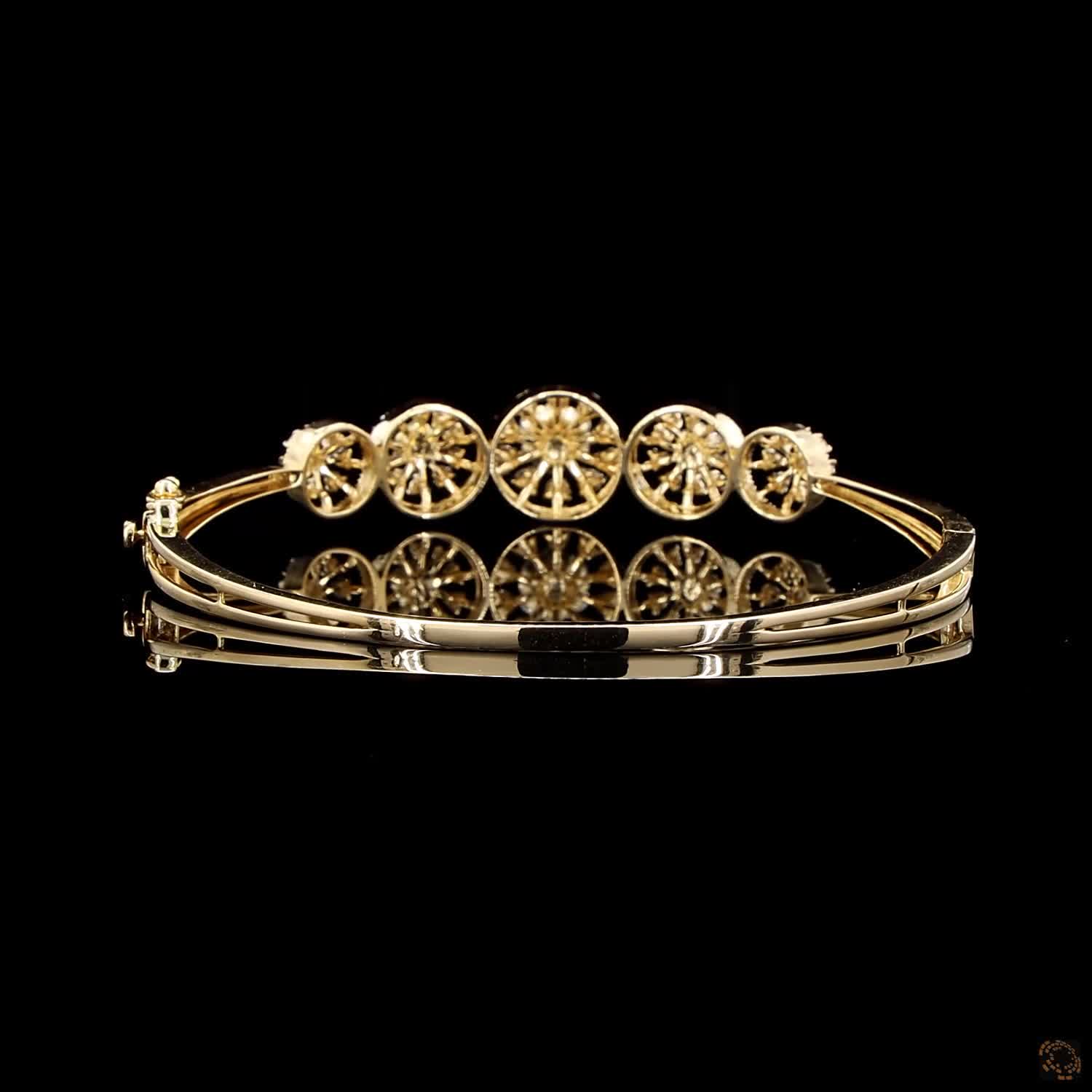 Diamond Bracelet in 18KT Yellow Gold