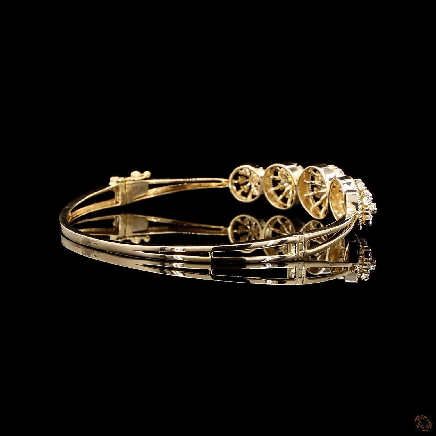 Diamond Bracelet in 18KT Yellow Gold