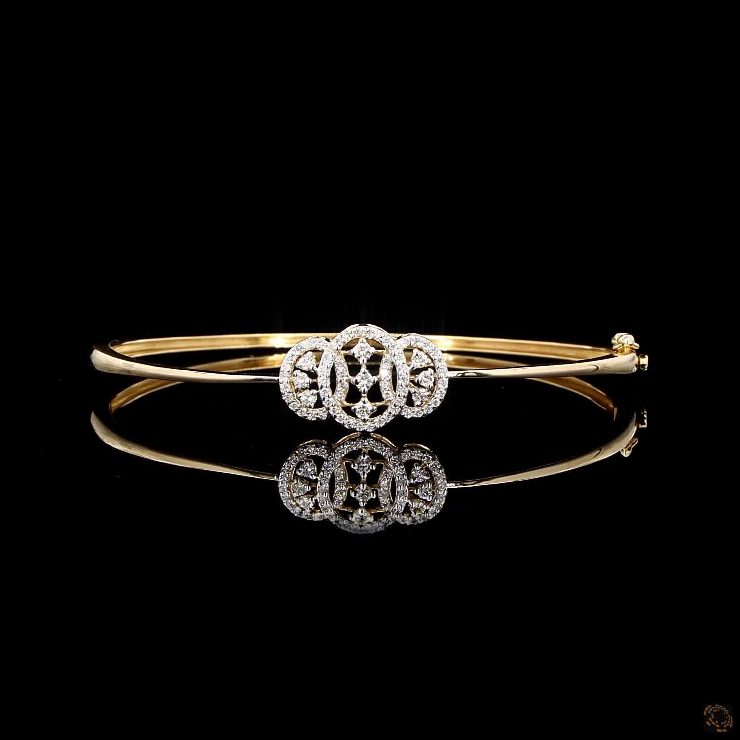 Diamond Bracelet in 18KT Yellow Gold