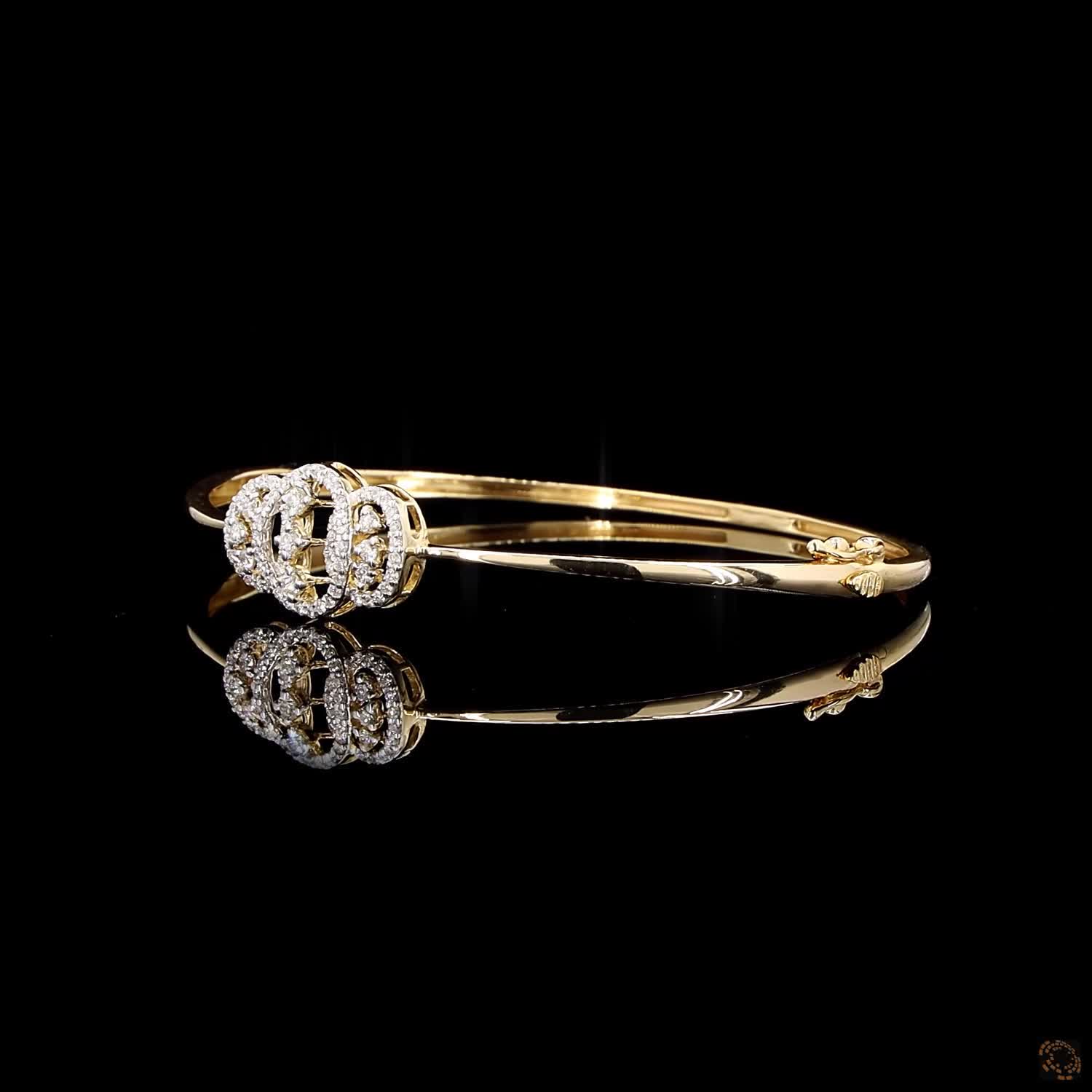 Diamond Bracelet in 18KT Yellow Gold