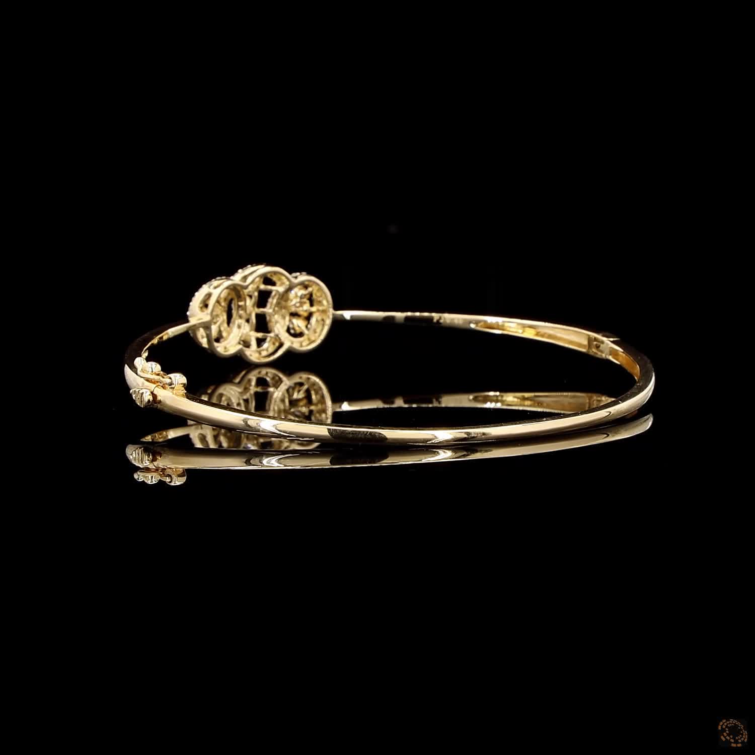 Diamond Bracelet in 18KT Yellow Gold