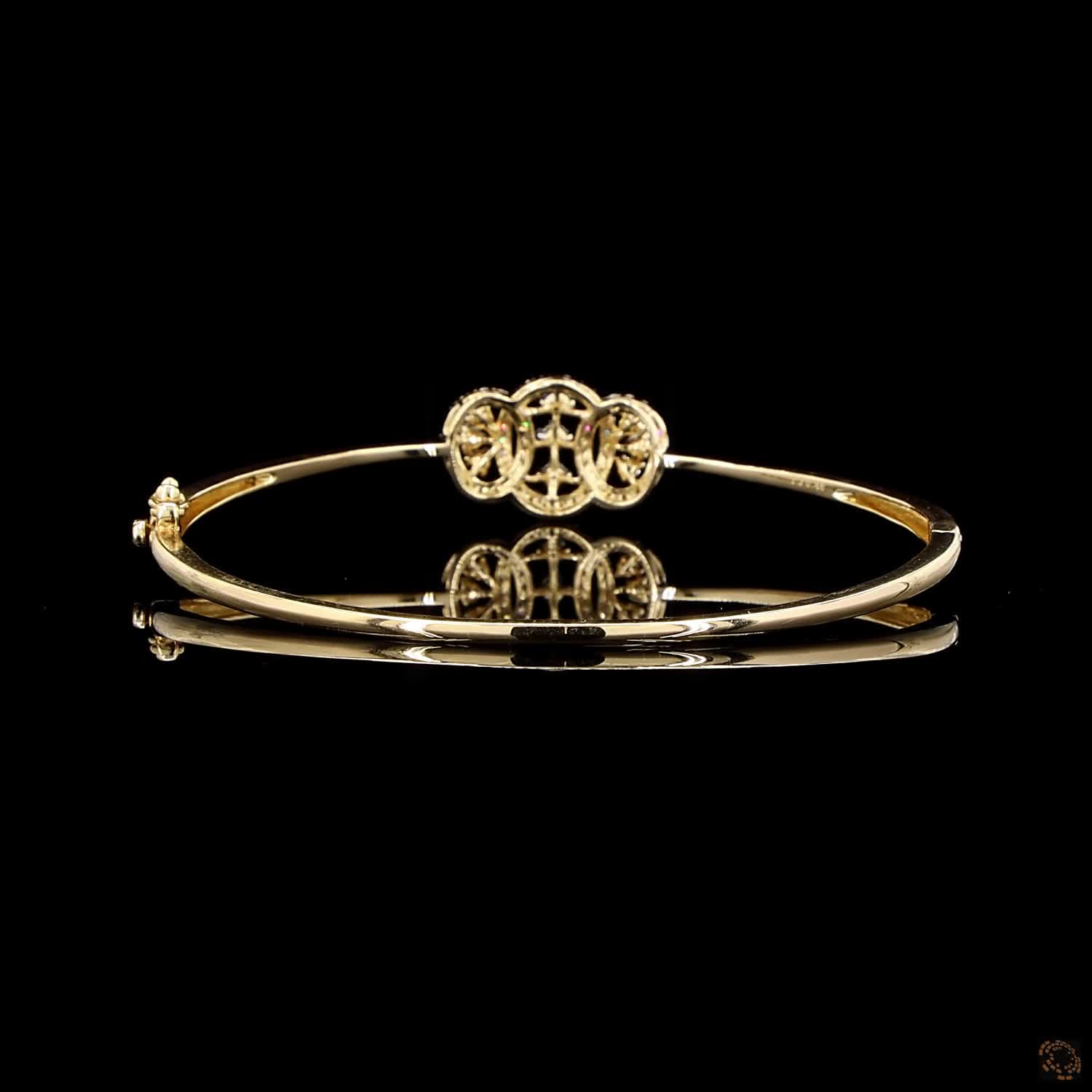 Diamond Bracelet in 18KT Yellow Gold
