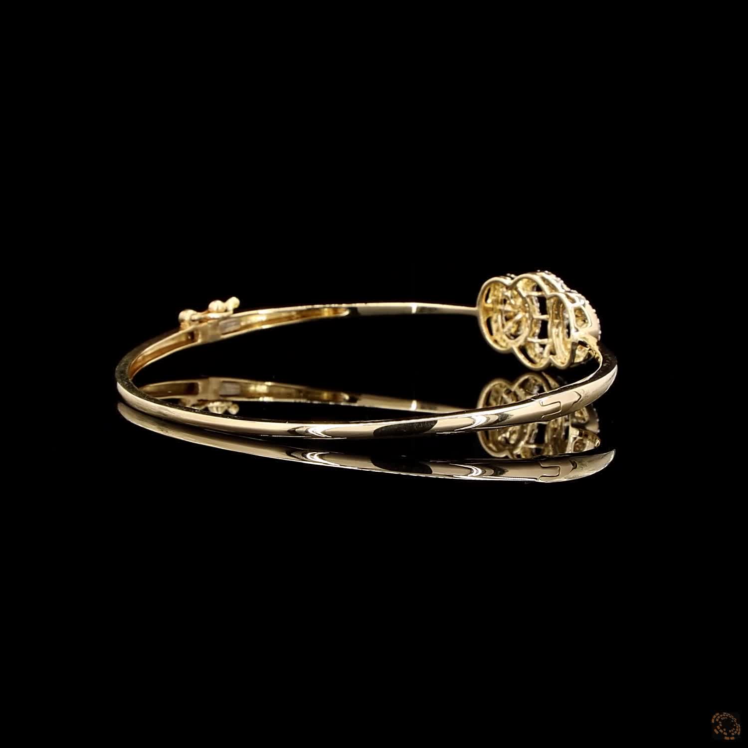 Diamond Bracelet in 18KT Yellow Gold
