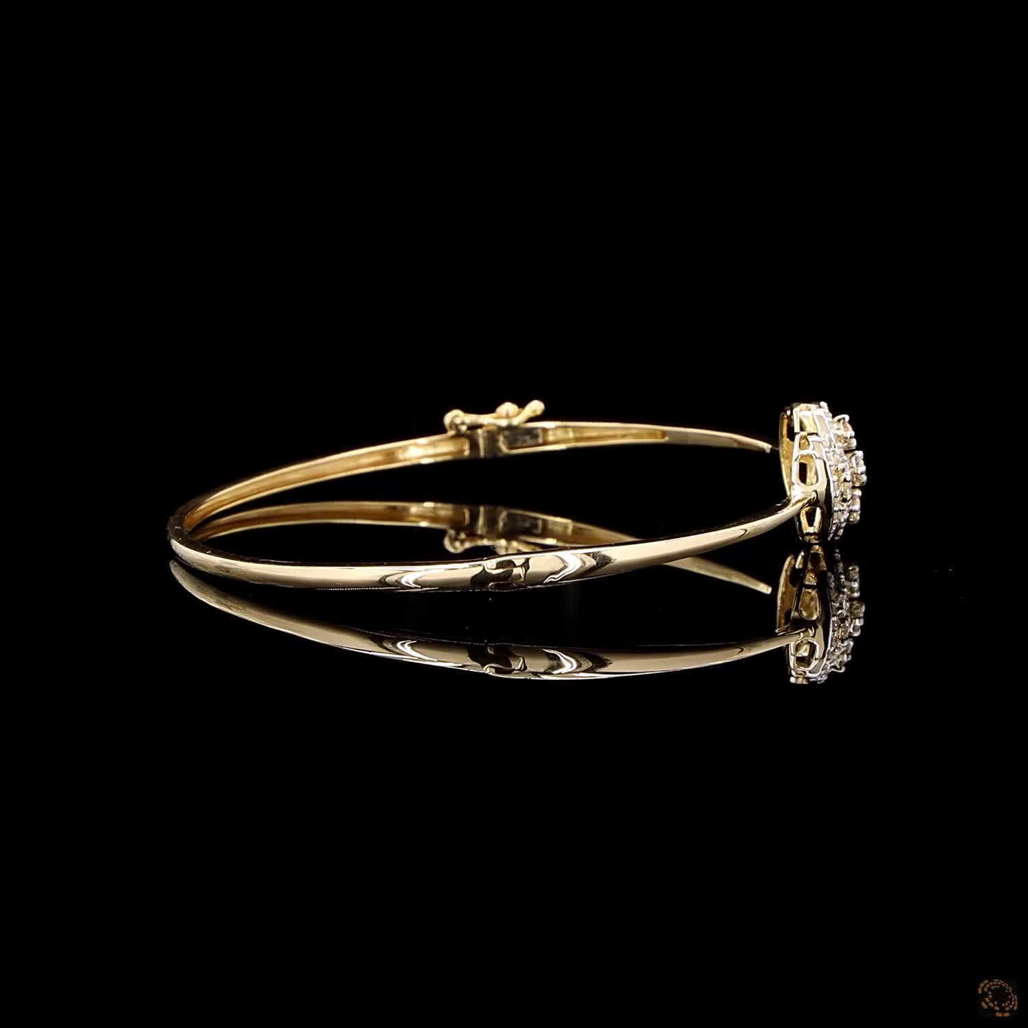 Diamond Bracelet in 18KT Yellow Gold