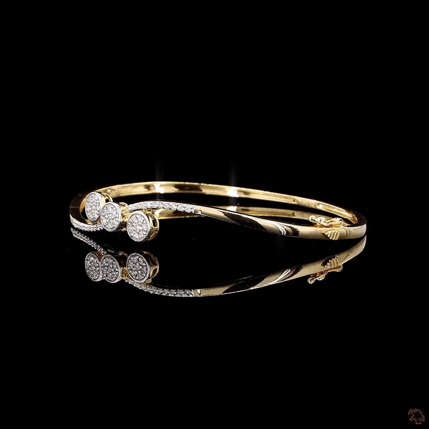 Diamond Bracelet in 18KT Yellow Gold
