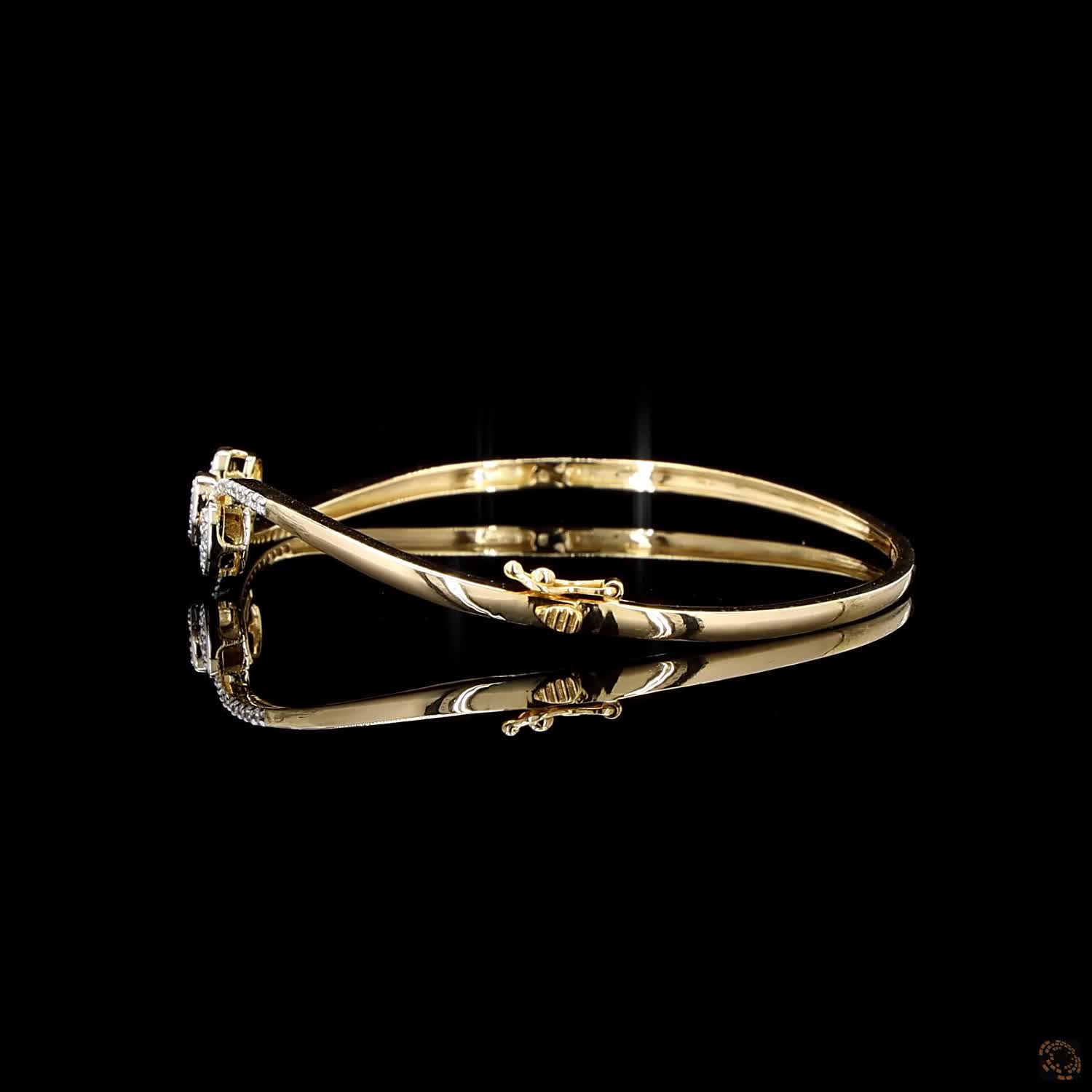 Diamond Bracelet in 18KT Yellow Gold