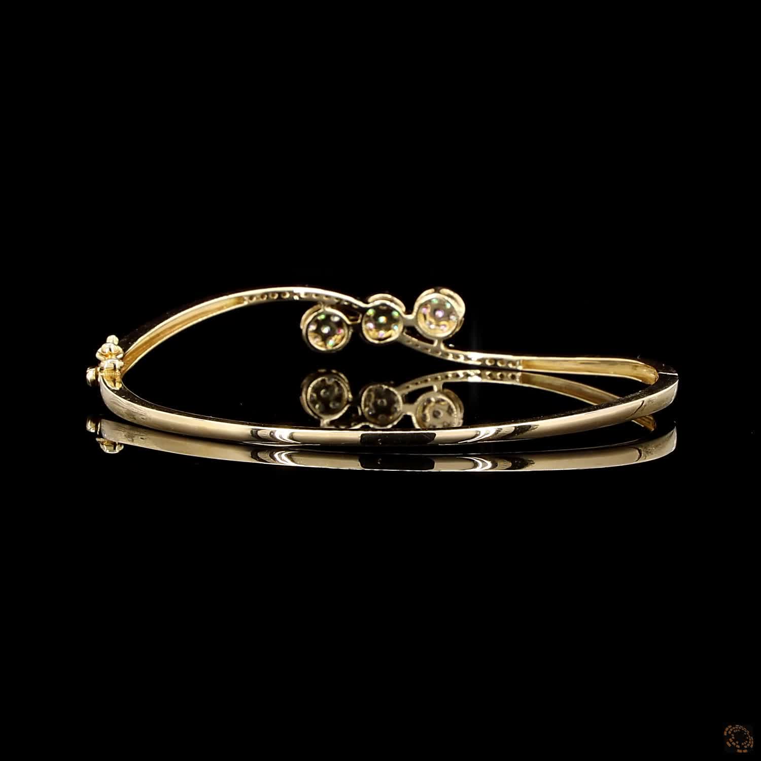 Diamond Bracelet in 18KT Yellow Gold