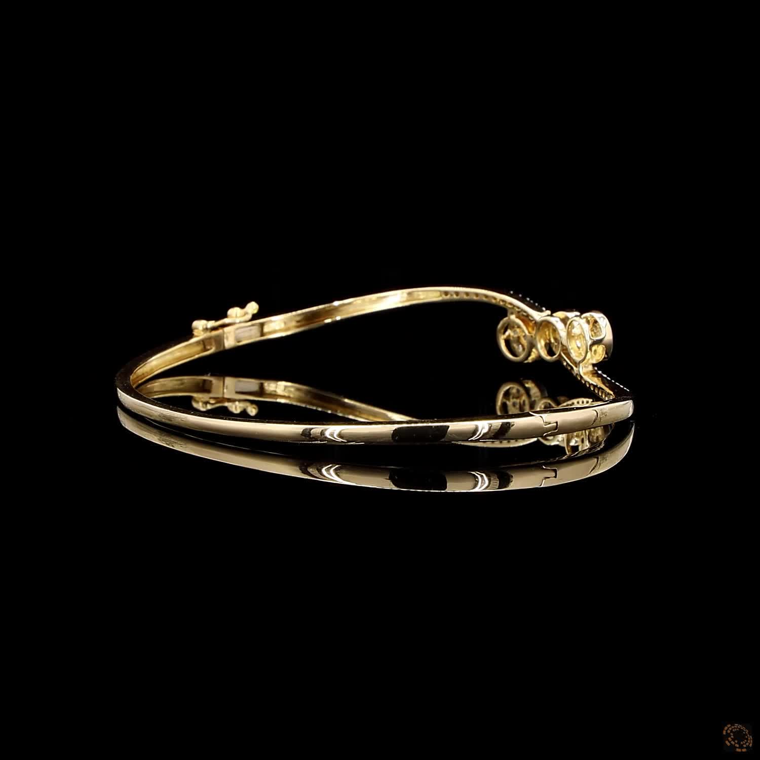 Diamond Bracelet in 18KT Yellow Gold
