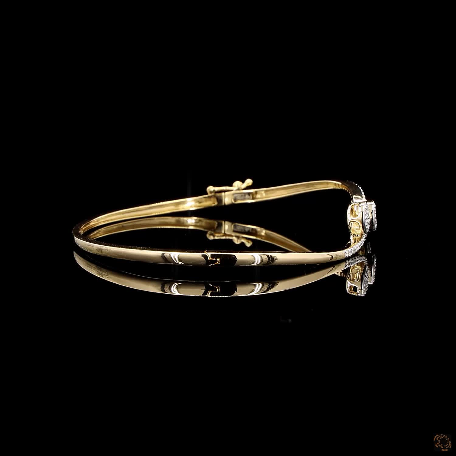 Diamond Bracelet in 18KT Yellow Gold