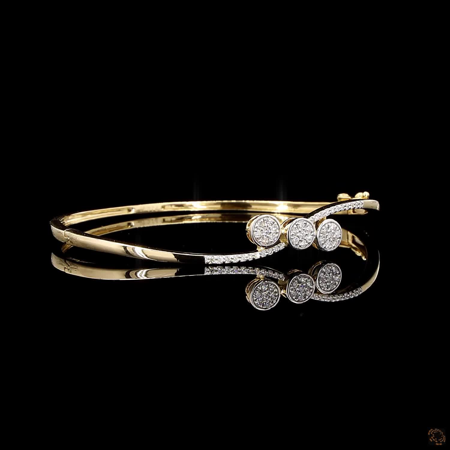 Diamond Bracelet in 18KT Yellow Gold