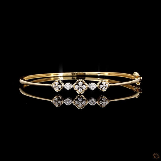 Diamond Bracelet in 18KT Yellow Gold