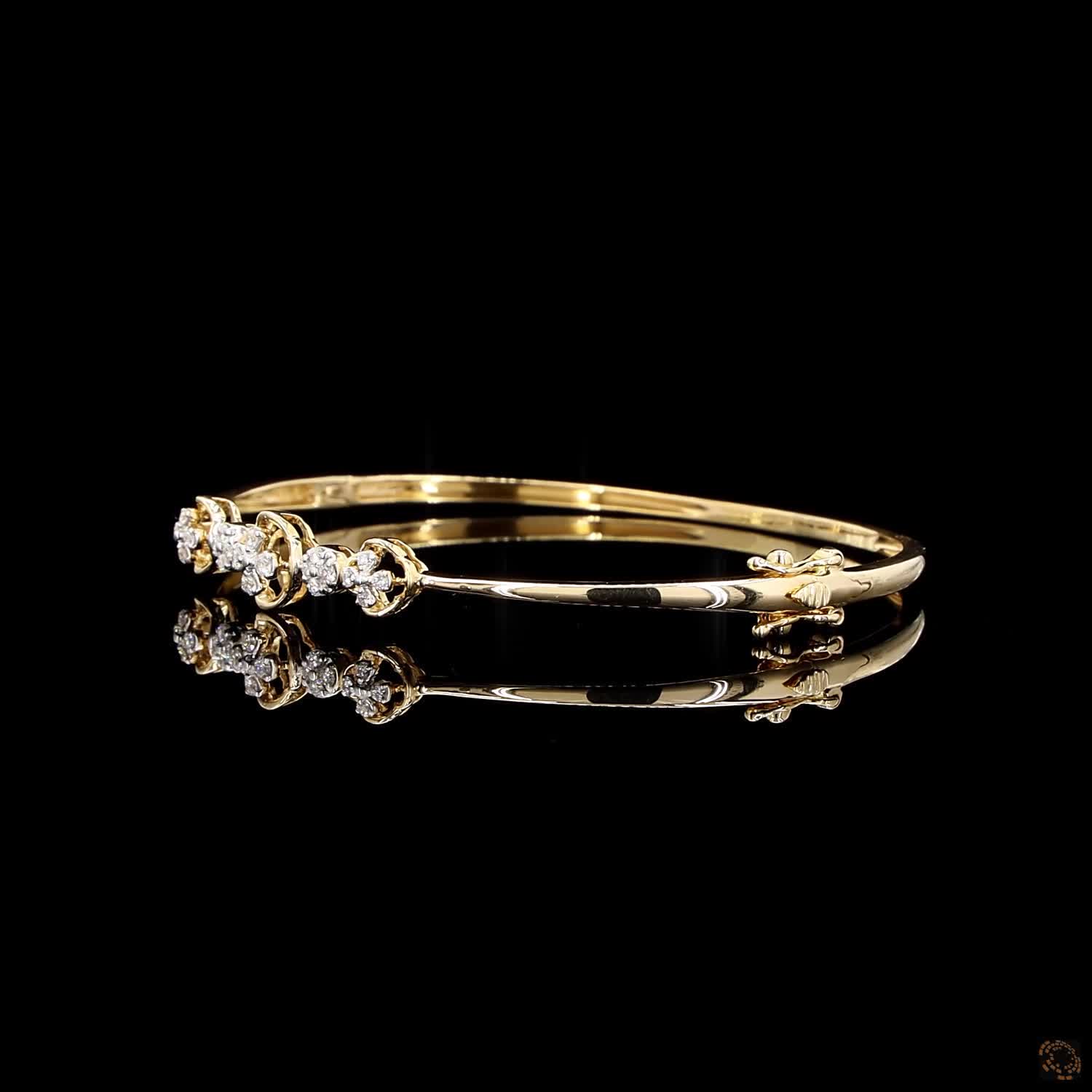 Diamond Bracelet in 18KT Yellow Gold