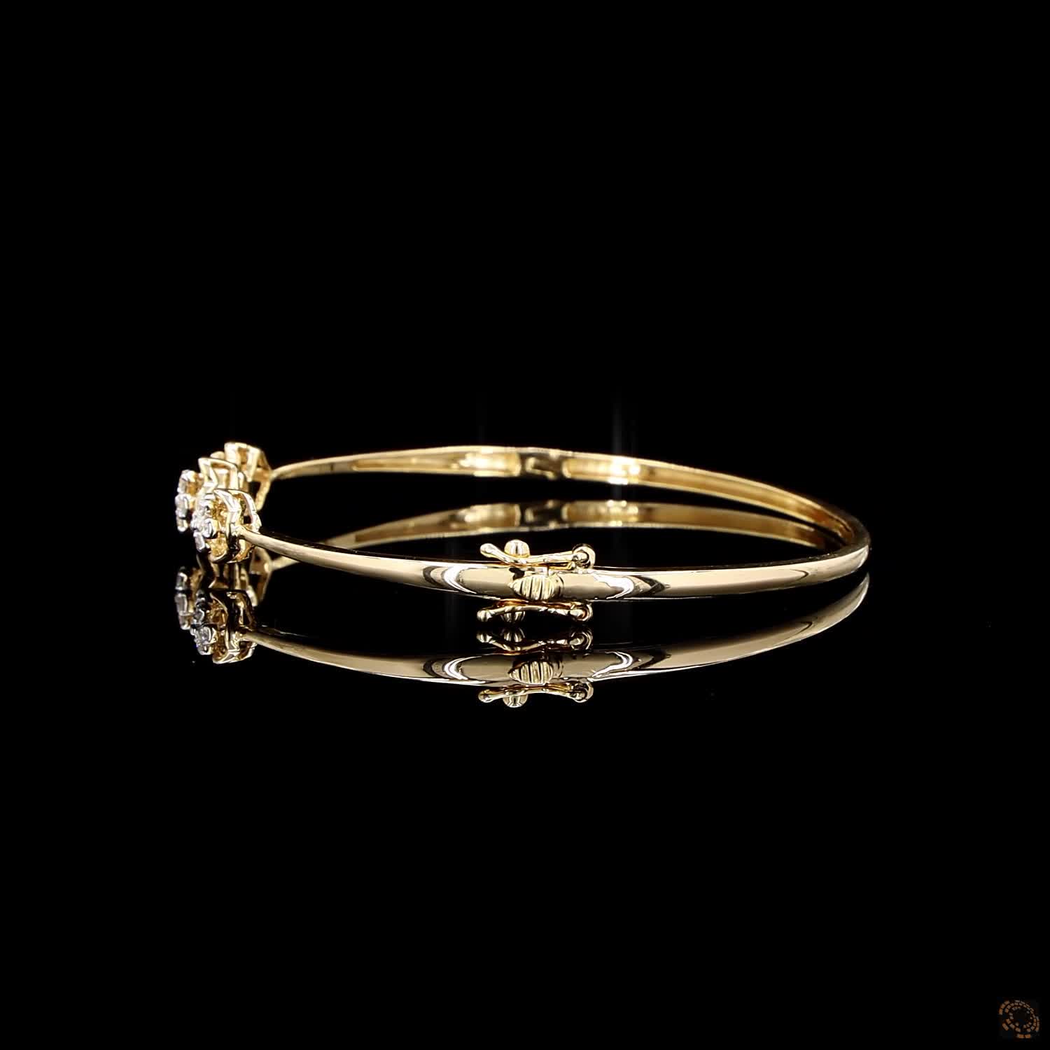 Diamond Bracelet in 18KT Yellow Gold