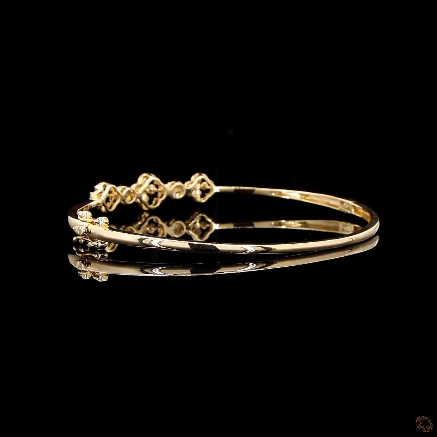 Diamond Bracelet in 18KT Yellow Gold