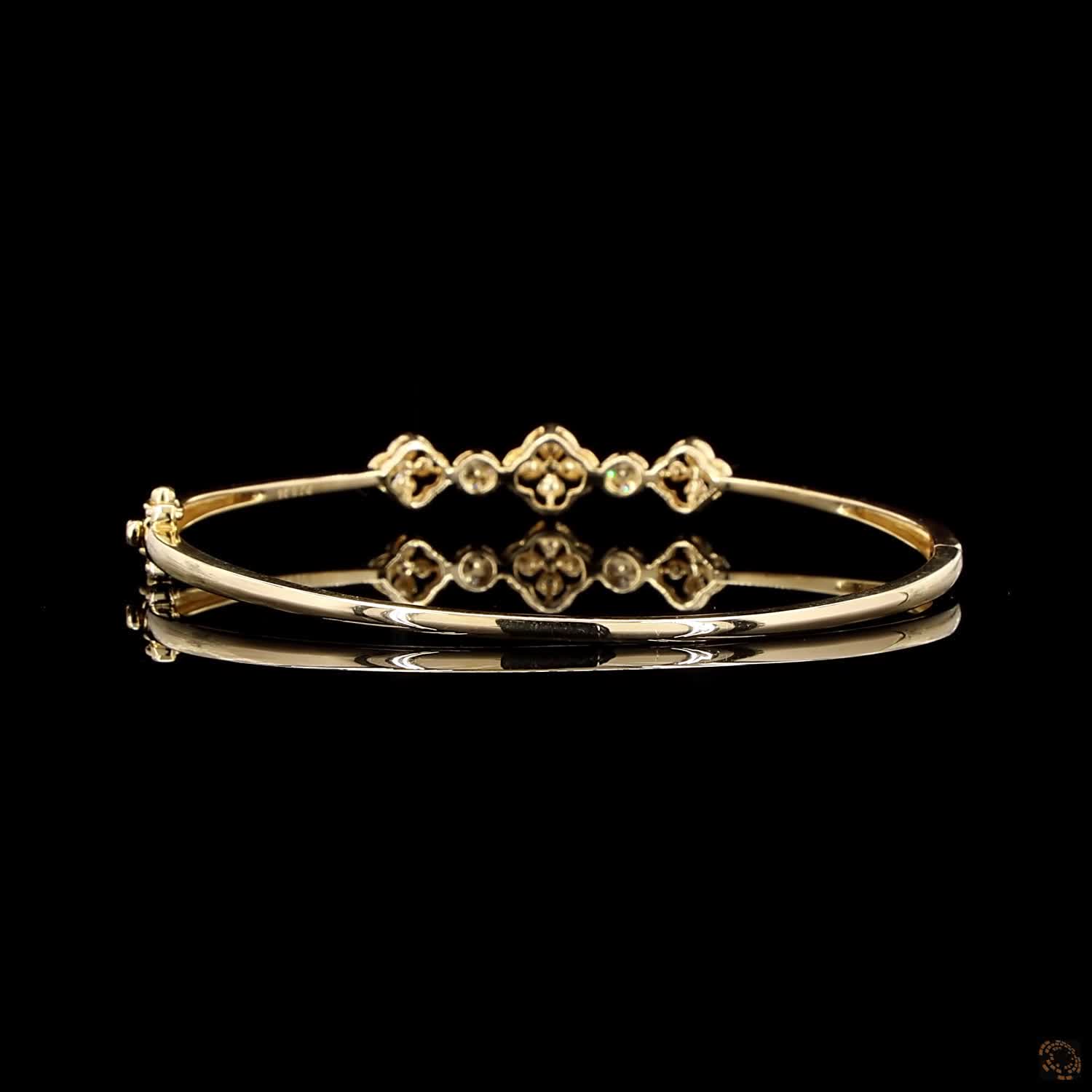 Diamond Bracelet in 18KT Yellow Gold