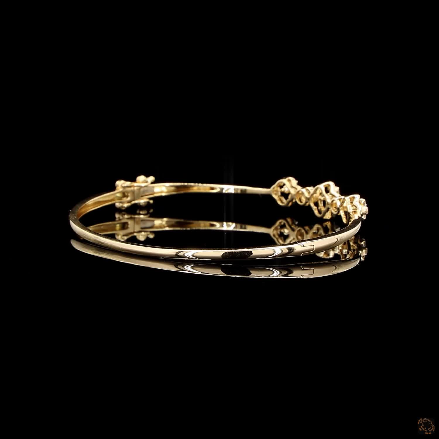 Diamond Bracelet in 18KT Yellow Gold