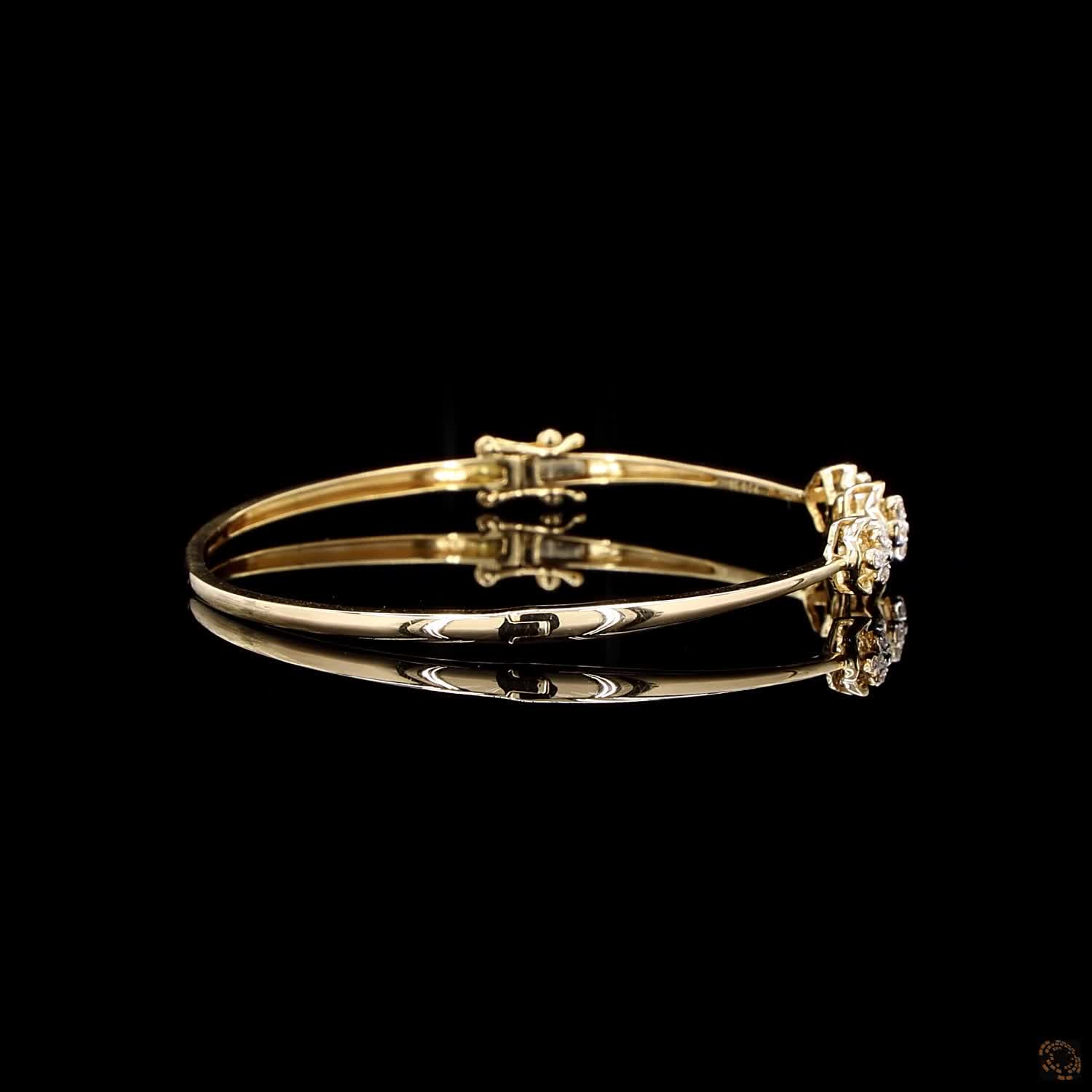 Diamond Bracelet in 18KT Yellow Gold