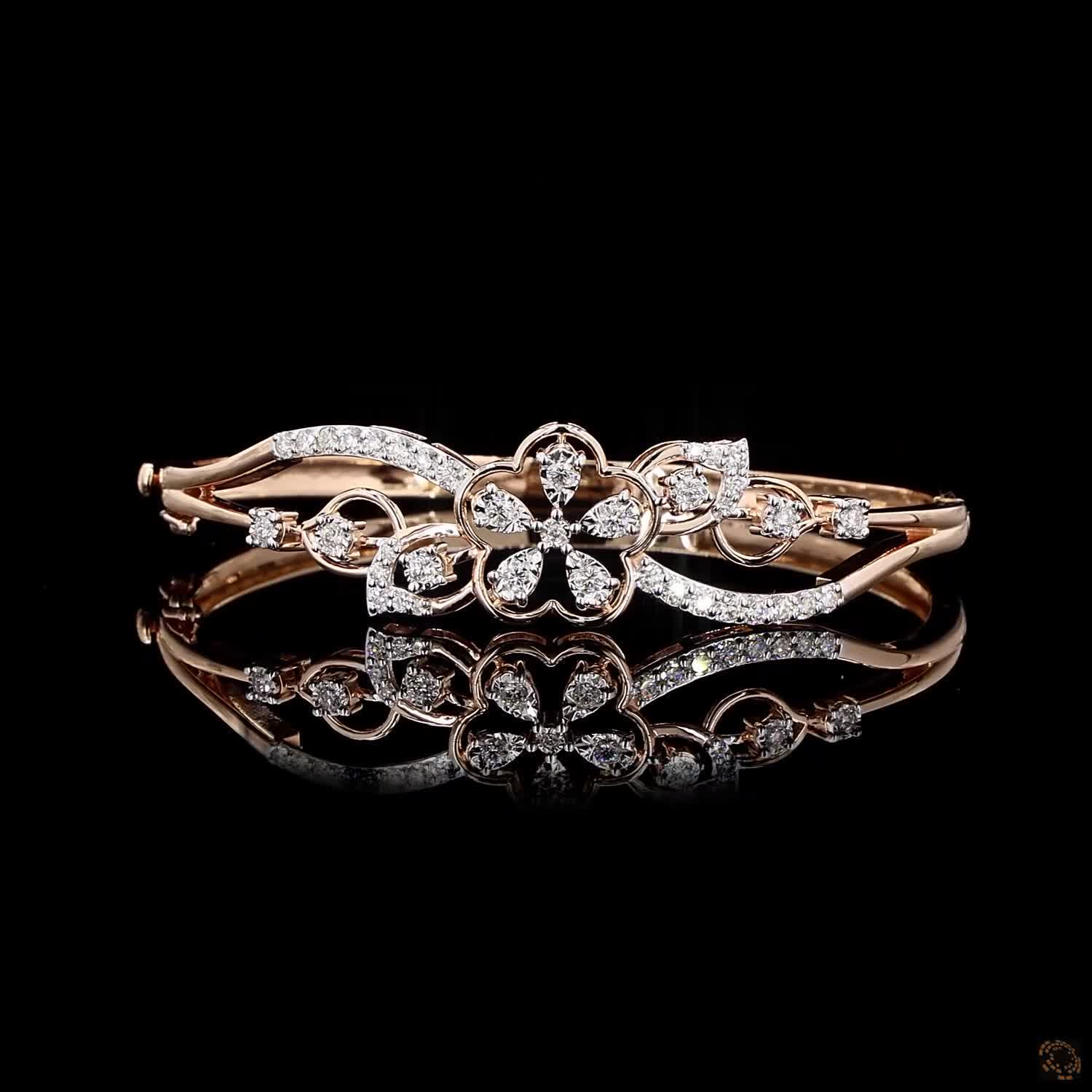 Diamond Bracelet in 18KT Rose Gold