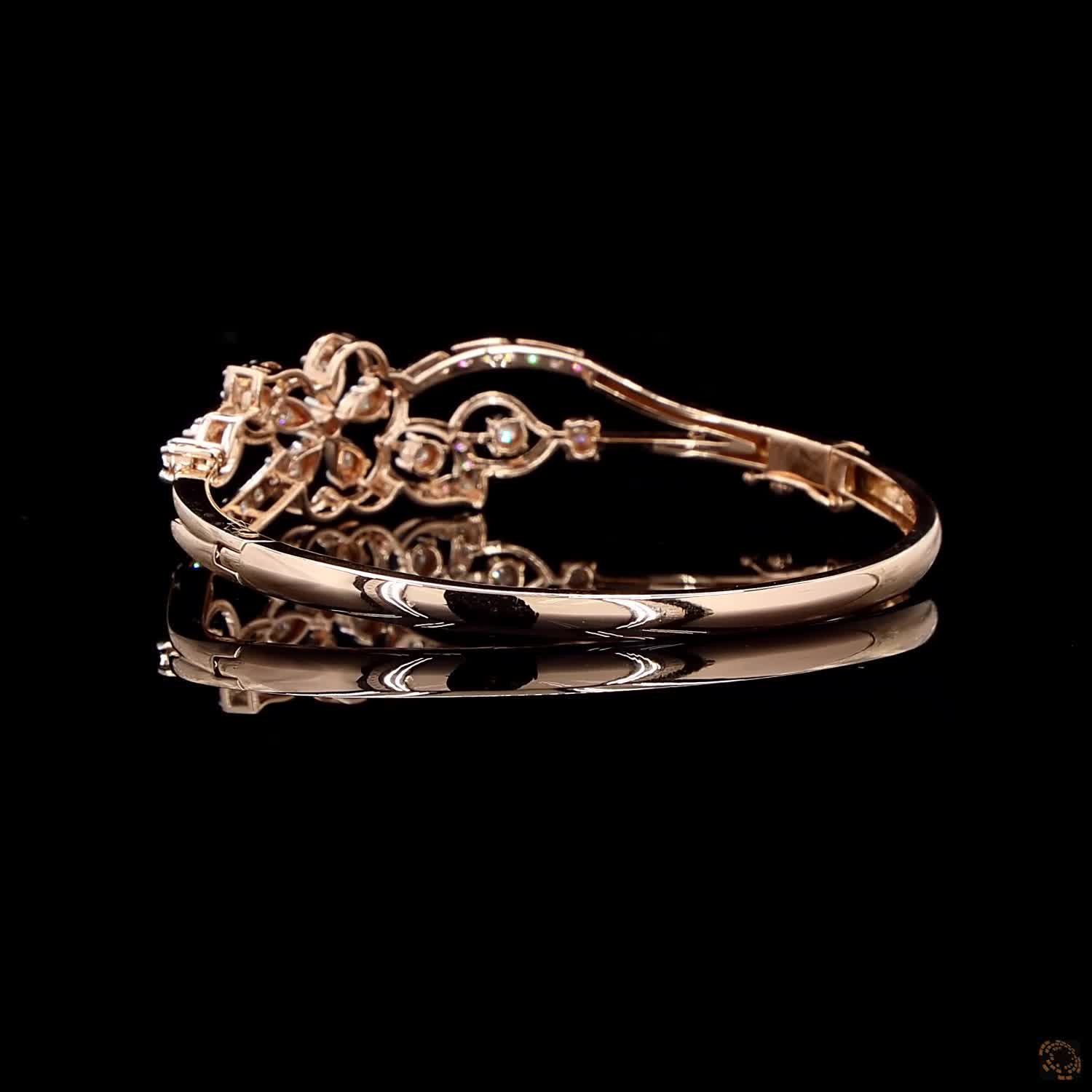 Diamond Bracelet in 18KT Rose Gold