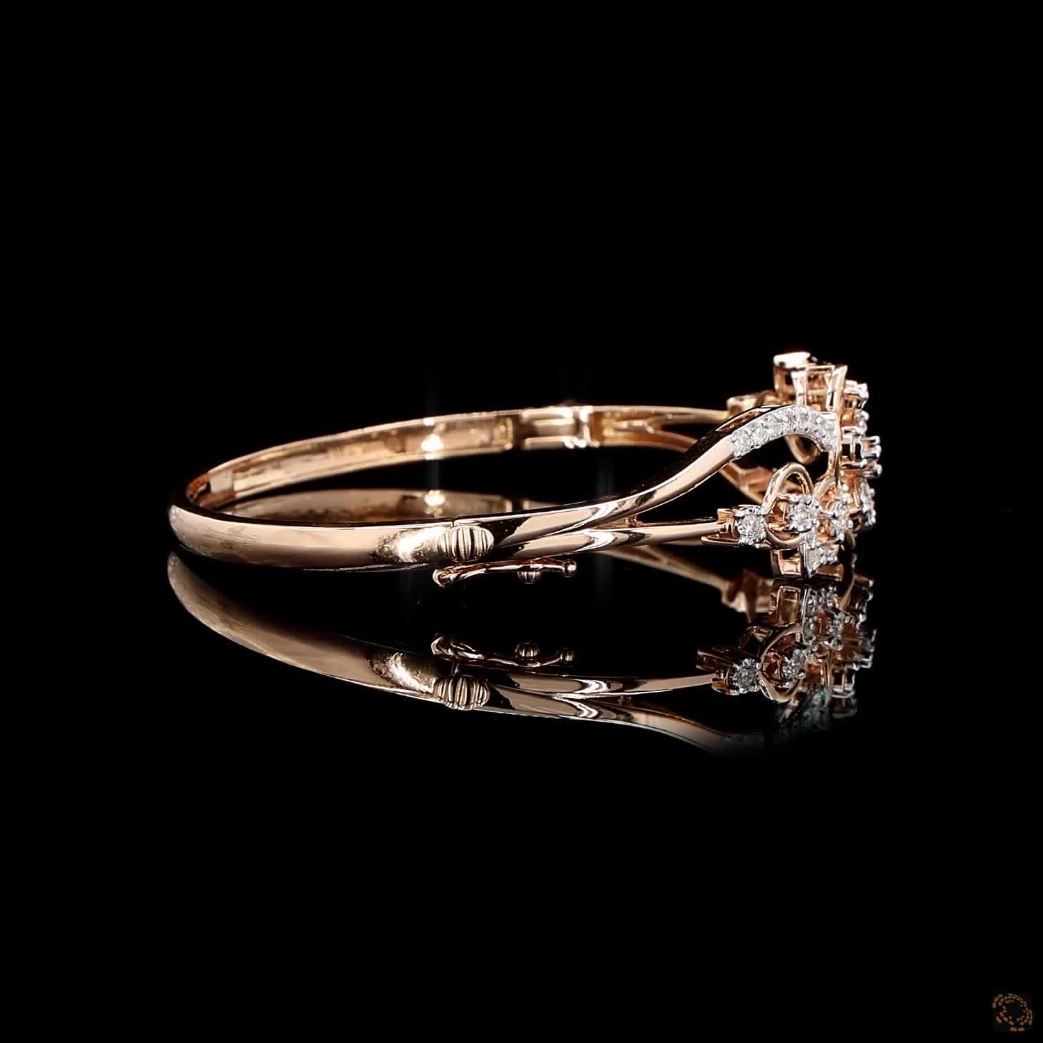 Diamond Bracelet in 18KT Rose Gold